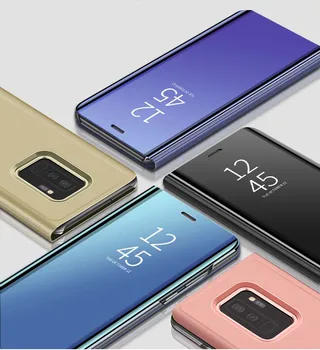 Smart Veidrodis Visiškai Padengti Telefono Dėklas Samsung Galaxy A51 S20 Ultra 10 Pastaba Plus J5 J7 2016 C8-C10, J2 J5 J7 Premjero J3 Skyrius 2017 Atveju