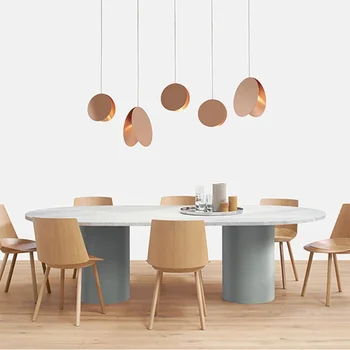 Šiltas, romantiškas vaikų kambarys pakabukas lempa, modernus minimalistinio spalva macaron kaustytomis geležies restoranas pakabukas šviesos abajur infantil