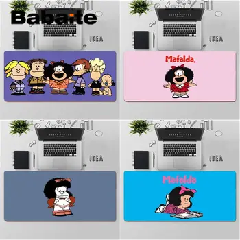 Babaite Aukščiausios Kokybės Animacinių filmų Mafalda Gumos KOMPIUTERIO, Kompiuterinių Žaidimų kilimėlis Nemokamas Pristatymas Didelis, Mouse Pad Klaviatūros Kilimėlis