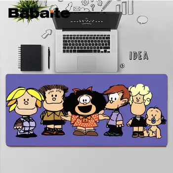 Babaite Aukščiausios Kokybės Animacinių filmų Mafalda Gumos KOMPIUTERIO, Kompiuterinių Žaidimų kilimėlis Nemokamas Pristatymas Didelis, Mouse Pad Klaviatūros Kilimėlis