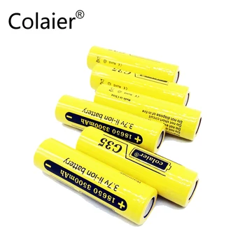 8PCS Colaier G35 18650 3500mAh 3.7 V, Li-Ion Įkraunama Baterija 20A Ličio Baterija Didelės Drenažo Už Flashinglight