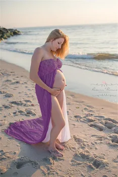 Porų Motinystės Fotografija Sexy Nėrinių Suknelė Rekvizitai Maxi Motinystės Suknelė Išgalvotas fotografavimo nuotraukų vasaros nėščia suknelė Plius Dydis