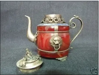 Tibeto Sidabro Rafinuotas Kinijos Sidabro, Porceliano Dragon 