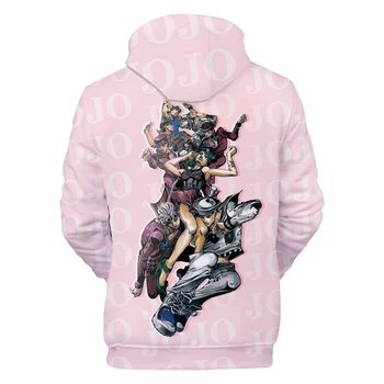 Geriausia pardavimo anime megztinis JOJO KEISTŲ NUOTYKIŲ hoodie JoJo plonas hoodie atsitiktinis vyrų / moterų kostiumas, džemperis