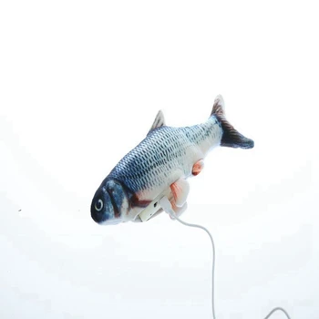 3D Elektroninių Katė Žaislas Žuvų Elektros USB Įkrovimo Modeliavimas Žuvų Žaislai Katėms Augintinio, Žaisti Žaislas katė prekes