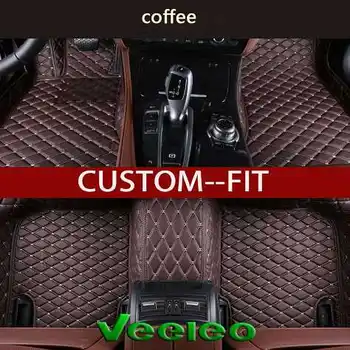 Veeleo 6 Spalvų Oda Automobilių Kilimėliai Chevrolet Malibu XL 2016-2018 Vandeniui Anti-slip 3D Autol Grindų Kilimėliai Kilimai Linijinės