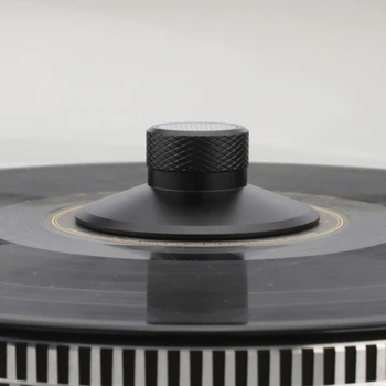 Sumažinti Vibracijos Stabilios Aliuminio Įrašyti Masės Gnybtas LP Vinilo Grotuvų Metalo Disko Stabilizatorius Įrašų Grotuvas