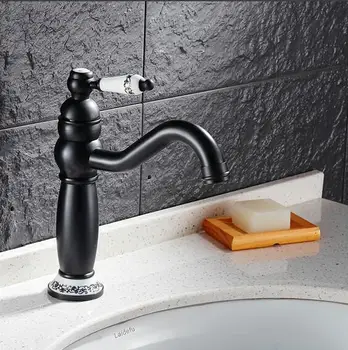 Nemokamas pristatymas orb juoda Vonios Baseino Maišytuvas Maišytuvas Bakstelėkite vonios maišytuvas vonios maišytuvas, vandens maišytuvas vonios kambarys produktų JM3738