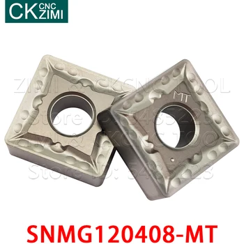 SNMG120408-MT SNMG 120408 MT karbido įdėklai Metalo keramikos Išorės Tekinimo Įrankiai, įdėklai CNC metalo Tekinimo staklių pjovimo Įrankiai plieno