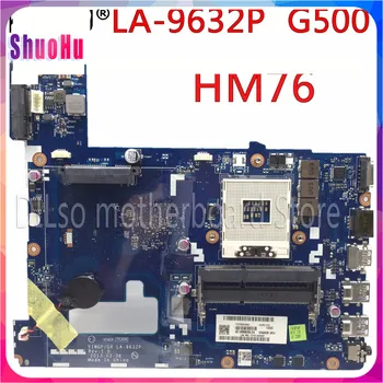 KEFU VIWGP/GR LA-9632P Nešiojamojo kompiuterio motininė Plokštė Lenovo G500 Plokštė HM76 DDR3 Bandymo Plokštė Intel Integruota