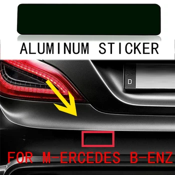 1pcs Automobilių Optikos Aliuminio lakštai lydinio Emblema Lipdukas Mercedes Benz AMG W205 W204 W203 W212 W210 W164 W124 A C E B Klasė