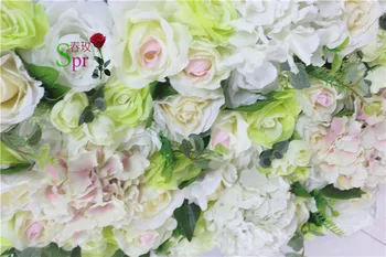 SPR Nemokamas Pristatymas gamyklos tiesioginis dirbtinis vestuvių dekoravimas fone gėlių sienos stalo runner arch dekoratyvinis flore