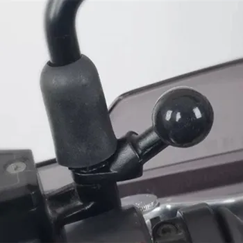 Motorolerį Motociklo Galinio vaizdo Veidrodėlio tvirtinimo Laikiklis, skirtas 3.5-6.5 Colių Ekranas, Smart Phones