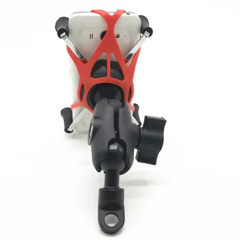 Motorolerį Motociklo Galinio vaizdo Veidrodėlio tvirtinimo Laikiklis, skirtas 3.5-6.5 Colių Ekranas, Smart Phones