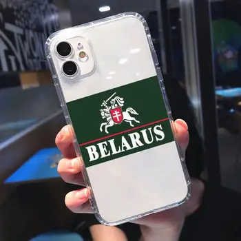 Baltarusijos respublikos valstybės vėliava, Telefono dėklas Skaidri minkšta iphone 5 5s 5c se 6 6s 7 8 11 12 plus x mini xs xr pro max