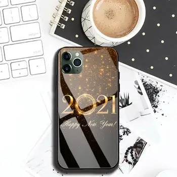 Laimingų Naujųjų Metų 2021 Telefono dėklas Skirtas Iphone 11 Pro MAX XR X 7 8Plus SE2020 