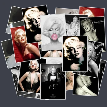 25pcs Marilyn Monroe Vandeniui Animacinių filmų aplinkosaugos ¾enklelis, Dėl riedlentė Nešiojamas Lagaminas Vandeniui Lipdukai Grožio Mergina, Lipdukas Kompiuterio