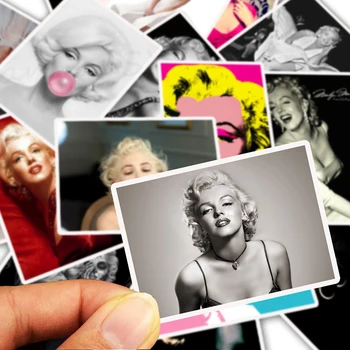 25pcs Marilyn Monroe Vandeniui Animacinių filmų aplinkosaugos ¾enklelis, Dėl riedlentė Nešiojamas Lagaminas Vandeniui Lipdukai Grožio Mergina, Lipdukas Kompiuterio