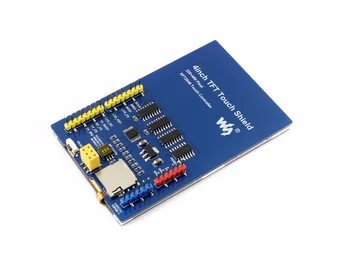 4inch Jutiklinis LCD Skydas Arduino Atspariu 480x320 rezoliucija Standartinė Arduino sąsaja Kontroliuojama per SPI Micro SD lizdas
