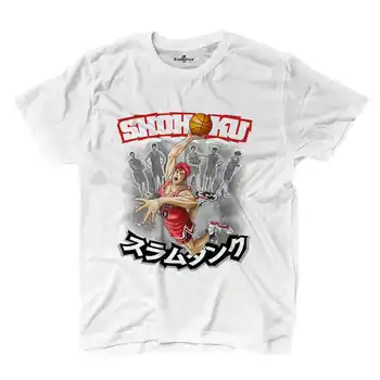 T-shirt Vyrai 'S Krepšinio Slam Dunk Shohoku Anime, Manga 1 S