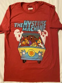 Scooby Doo Filmą Shaggy Paslaptis Mašinos Vaiduoklis Ir Senovinių Retro Mens Nauji Marškinėliai