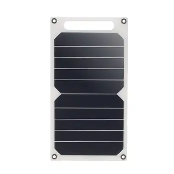 5V 10W Saulės Energijos Įkroviklis USB Išorės Vandeniui, Saulės Plokštės, Nešiojami Saulės Baterijos Chargersl Lauko Kempingas Kelionės