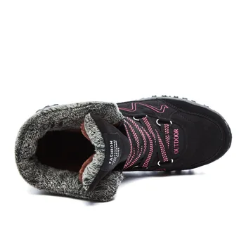 SNURULAN moteriški žieminiai batai, neslidžia žieminiai batai su storu padu Šiltas atsitiktinis batai su kailio mama; batai moterims