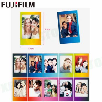 Originali Fujifilm Instax Mini 8 9 Kino Vaivorykštė Fuji Momentinių Nuotraukų Popierius 10 Lapų 70 7s 50s 50i 90 25 Pasidalinti SP-1 LOMO Fotoaparatai