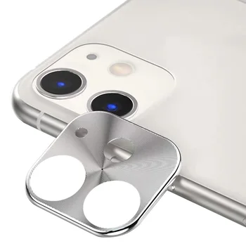 Naujas iPhone, 11 6.1 Metalo Rėmas Visiškai Padengti Stiklo Kamera Raštas Mobilieji Telefonai Objektyvas Ekrano Įbrėžimams Atspariu
