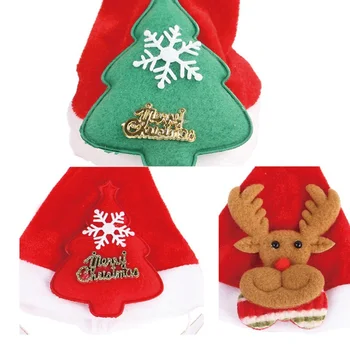 Pet Kalėdų Santa Skrybėlę, Šuo, Katė Reguliuojamas Juokinga Cosplay Kepurės Naujųjų Metų Dekoratyvinis Dangtelis Kostiumas 2 2 2 2 1
