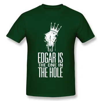 Meksika Kaukolė T-shirt Edgaras Yra Vienas Skylę Marškinėlius Vyrų Poetas T Shirts Laišką Anglija Stiliaus Viršūnes Medvilnės Helovinas Tees