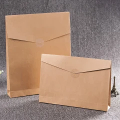 Kraft popieriaus pakuotės dėžutė su Kaspinu Vokas Dėžutė Šilko Pakuotės Maišelis, dėžutė Šalikas dovanų pakavimo popieriaus langelį