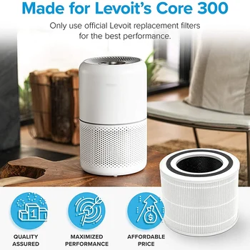 Už LEVOIT Core 300 Oro Valytuvas Pakeitimo Filtras, Tiesa, HEPA Filtras, Didelio Efektyvumo Filtras Core 300