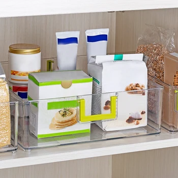 Plastikiniai Virtuvės Sandėliukas Kabineto Rinkinys, 2,Šaldytuvas ar Šaldiklis Maisto Saugojimo Dėžės,Organizatorius, Vaisių,Maisto