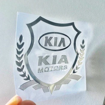 1pcs Automobilių langų VARIKLIAI emblema lipdukas Automobilio stilius Už KIA K2 K3 K5 Sorento Sportage R Rio Soul Auto Priedai
