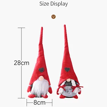 Kalėdų darbastalio apdaila imituoti Kalėdų Senelio lėlės pliušinis žaislas apdailos vaikams dovanas šventės puošybos festivalis prekes