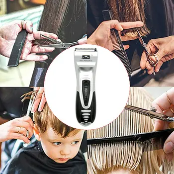 A008 elektriniai plaukų clipper Nerūdijančio plieno ABS Sausos ląstelių tipas Profesinės Triukšmo Mažinimo Vaiko suaugusiųjų plaukų clipper Namų naudojimui
