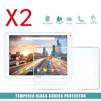 2vnt Tablet Grūdintas Stiklas Screen Protector Cover for Archos 101b Neon HD Akių Apsauga Anti-pirštų Atspaudų Grūdintas Filmas
