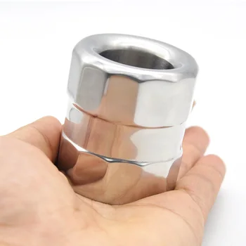Nerūdijančio plieno tenka didžiulė našta metalo gaidys žiedas Skaistybės užraktas Kapšelį Pakabukas Alternatyvių vyrų varpos žiedas