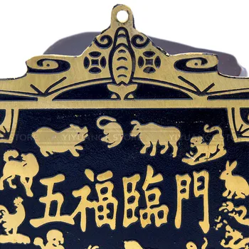 Feng shui Tai Sui bi pinigus į 2017 daro žalą baudžiamojo Taisui esminius Pakabukas namų dekoro priedai Kinijos Zodia