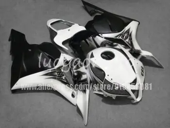 Įpurškimo Purvasargiai komplektas HONDA CBR600RR F5 2009 m. 2010 m. 2011 m. 2012 baltas juodas CBR600 RR F5 09 10 1112 Motociklo Kėbulo