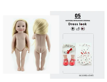 45cm Vinilo naujagimiui geriausia dovana atgimsta brinquedos reborn lėles kūdikiams amerikos bonecas princesė vaikams gimtadienio dovanos