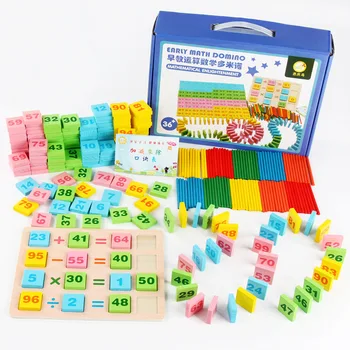 Montessori Ugdymo Mediniai Vaikiški Žaislai, Vaikų Užimtas Valdyba Vaikų Mediniai Ikimokyklinio Montessori Žaislas Skaičiavimas Geometrija