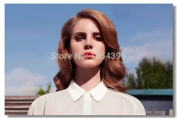 Custom Lana Del Rey 3 Mergina Klasikinio Plakatas Mados Stilingas Namų Dekoro Šviesą Miegamajame Aukštos Kokybės (50x76cm) Siena Lipdukas U1-591