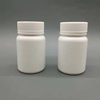 Nemokamas pristatymas 50pcs/daug 60cc 60ml HDPE baltą tuščią Vaistų buteliuką, plastikiniai daugkartiniai butelio Kapsulė bakas