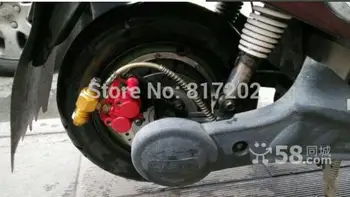 Universalus Motociklas ABS Stabdžių-užfiksuota Stabdymo Sistema 10mm Stabdžių Suportas Assist 