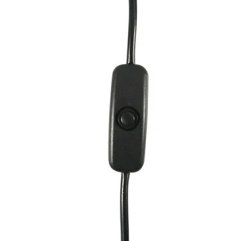 Dėl Aviečių Pi 4B Maitinimo šaltinis 5V 3A Tipas-C Maitinimo Adapteris su ON/OFF Jungikliu, USB-C Įkroviklio ES Plug