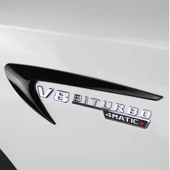 Automobilio Ventiliacijos Sparno Apdaila Už W213 E400 E300 E43 E63 Logotipas Ženklelis Lipdukas Apdailos Mercedes BENZ E Klasės 2017 m. 2018 m. 2019 m.