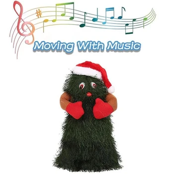 Naujai Šalies Eglutė Kalėdų Elektros Žaislas Sukasi Šokių Muzikos Kalėdų Eglutė Santa Hat