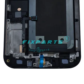 5.1 Samsung Galaxy S6 Krašto LCD G925 G925F SM-G925F Ekranas Jutiklinis Ekranas skaitmeninis keitiklis komplektuojami su rėmo SAMSUNG S6 Krašto LCD